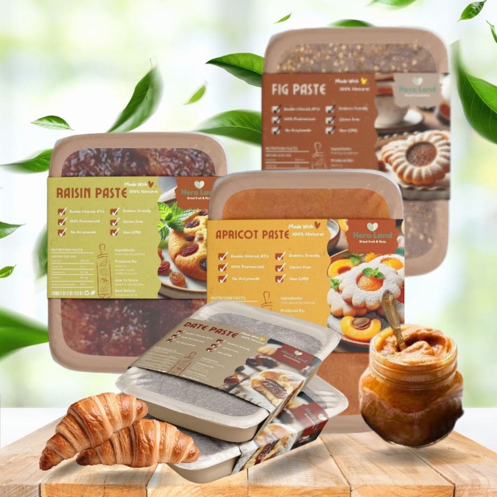 100% Natural Fruit Pastes & Syrups